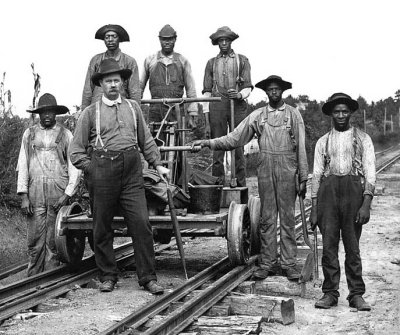 c. 1890 - Track maintenance crew