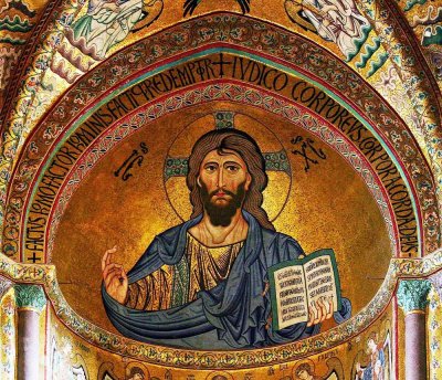 Before 1170 - Christ Pantocrator-Cathedral of Cefalu