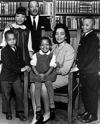 1966 - Martin Luther King, Jr. and family
