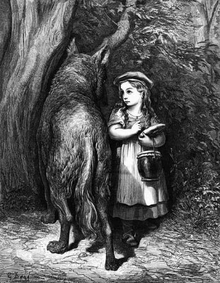 1862 - Little Red Riding Hood illustration