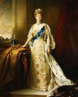 1912 - Coronation portrait of Queen Mary of Teck