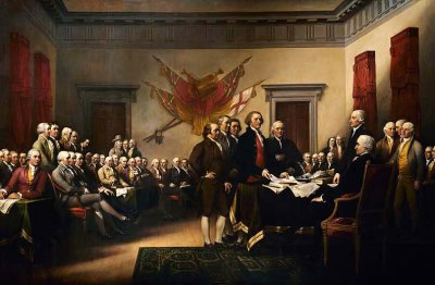 June 28, 1776 - Submitting a draft of the Declaration of Independence