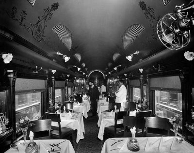 1902 - The railroad dining car