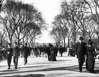 1892 - The Mall, Central Park
