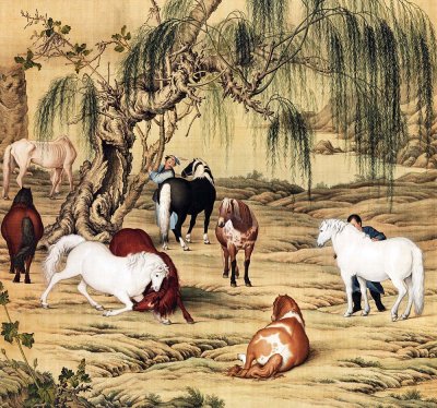 1728 - 100 Horses in a Landscape