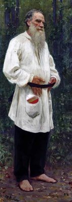 1901 - Leo Tolstoy barefoot