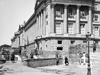 1870 - Barricades near the Place de la Concorde