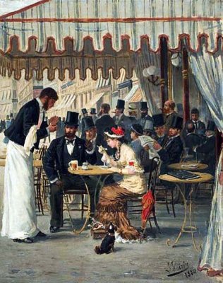 1880 - Paris Street Scene