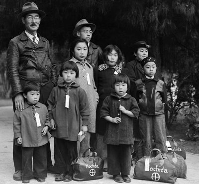 May 8, 1942 - Japanese-American family headed to internment camp