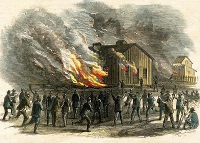 May 2, 1866 - Whites burning down the freedmen's school