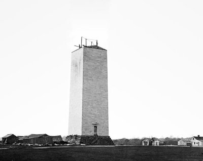 c. 1860 - Washington Monument under construction