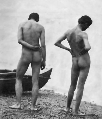 c. 1883 - Thomas Eakins and John Laurie Wallace on a Beach