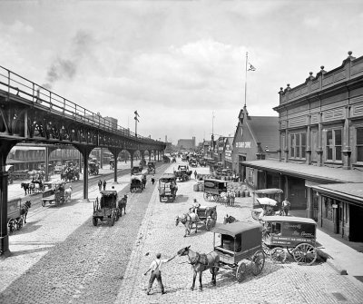 1908 - Delaware Avenue, foot of Market Street