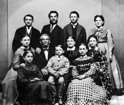October 1868 - Jesse James and family
