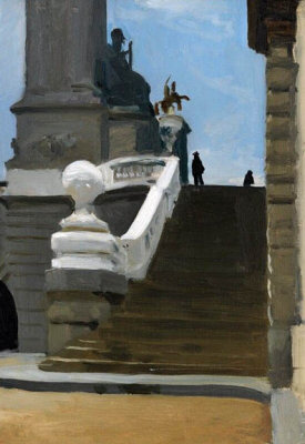 1906 - Two Figures at Top of Steps