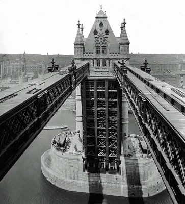 c. 1894 - Upper level of Tower Bridge