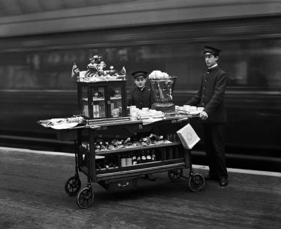 Refreshment trolley, Paddington Station