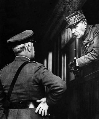 1918 - Marshal Foch saying goodbye