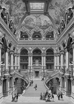 1880 - Opera House (Palais Garnier), Grand Escalier d'Honneur