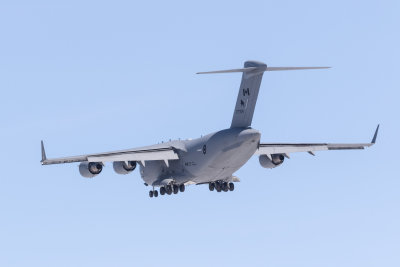RCAF C-17 over  Moosonee