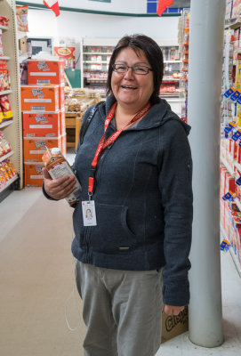 Delores Gagnon at Northern Store