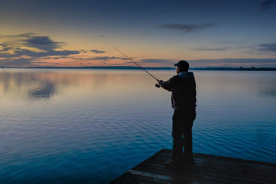 Fishing at the Herchimer Boat Launch 2017 October 22nd