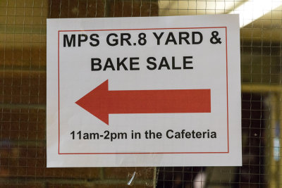 Moosonee Public School Grade 8 Yard & Bake Sale