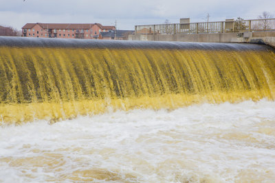 McLeod Dam on the Moira River just north of College Street