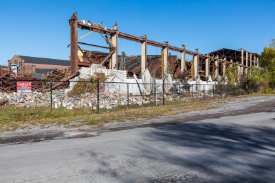 Demolition of Stephens-Adamson plant 2018 October 30