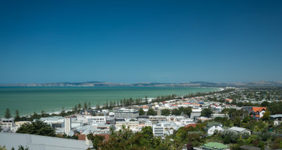 Looking out over Napier