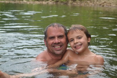 Whiteley Hole, Adrian & I