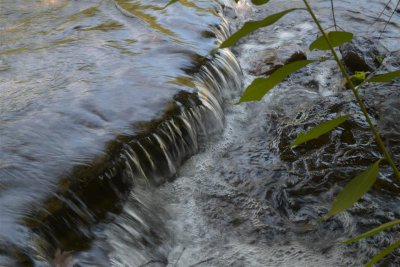 Six Fingers, Close-up Of Small Waterfall