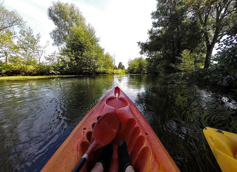 En kayak sur l'Epte de Dangu  Bray-et-L via saint-Clair-sur-Epte (17 km)
