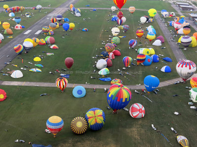 Mondial Air Ballons 2017  Vol de Christine le samedi matin