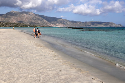 Discovering the west  part of Crete  Le lagon d'Elafonissi