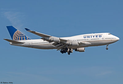 United Airlines N105UA, FRA, 30.04.17
