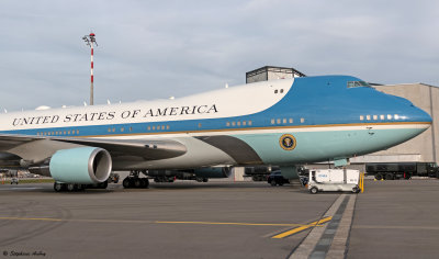 Air Force One US AIR FORCE 92-9000, ZRH, 25.01.18