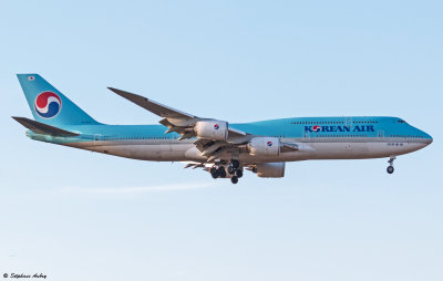 Boeing 747-8B5 Korean Air Lines HL7642
