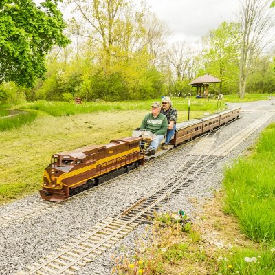 Peter Hart's new train set