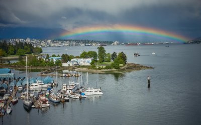 Vancouver view from Westin Bayshore