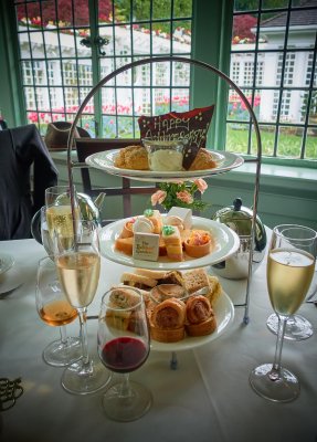 High Tea at Butchart Gardens