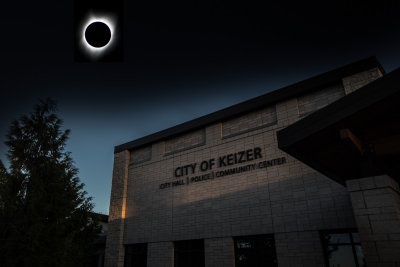 Keizer, Oregon Eclipse 2017
