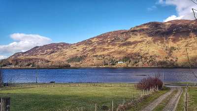 Over Loch Long to Conchra house from Dornie