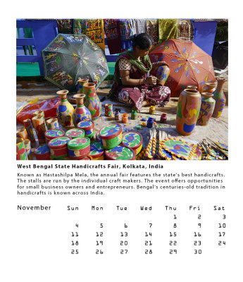 West Bengal State Handicrafts Fair, Kolkata, India  