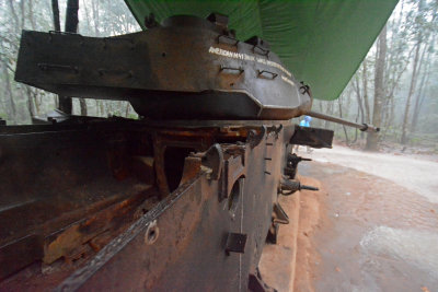 Tank destroyed in 1970 - Cu Chi Tunnels