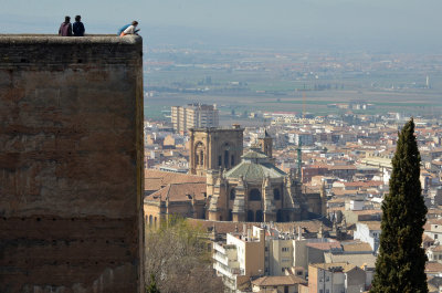 Tower of La Vela and Cathedral of Granada