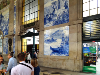 Train Station murals, Porto