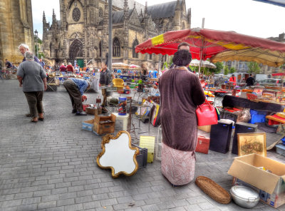 Flea market, Bordeaux
