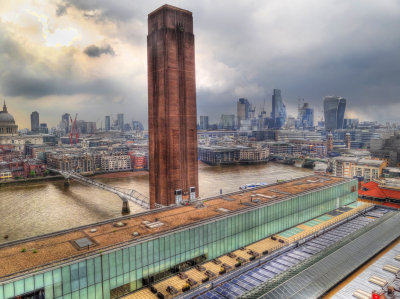 view from the Tate Modern Museum