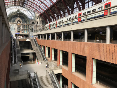 Antwerp central railroad station